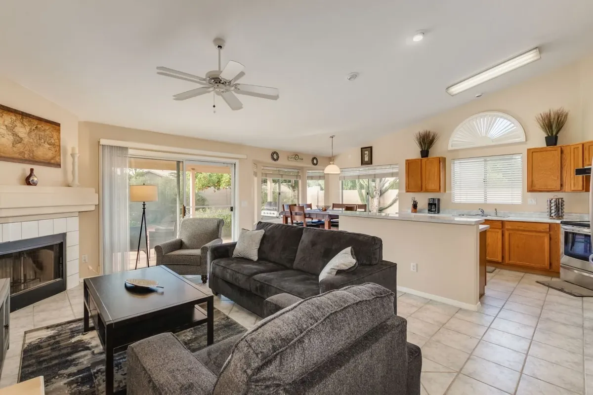 Living area of a managed property